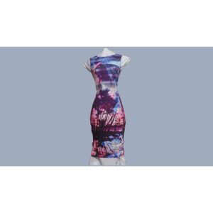 Lipsy Color shift dress, Hawaiian-inspired graphic, Lipsy London, midi dress
